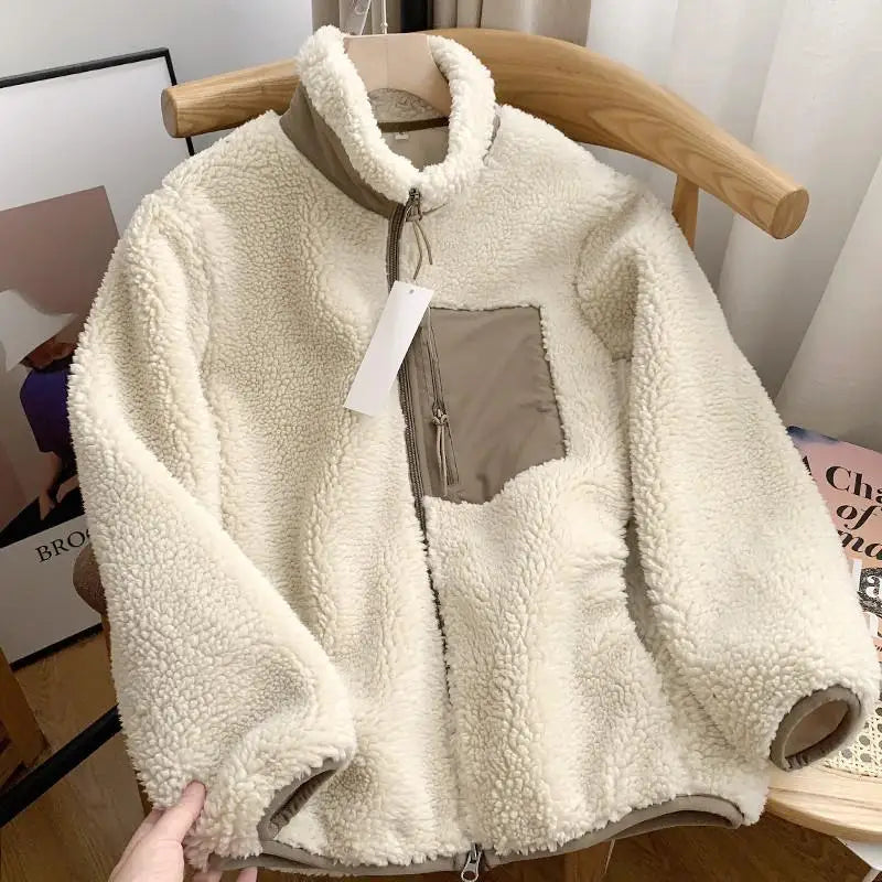Lilly™ - Women's Winter Jacket with Teddy Effect