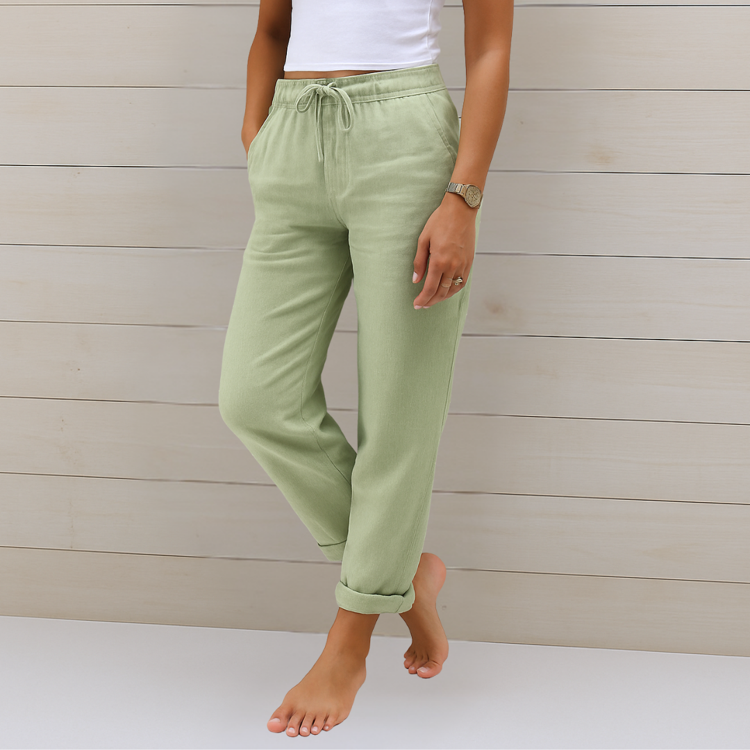 MAYLORA | Premium breathable linen stretch pants