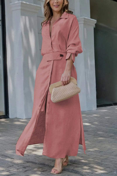 Jeanette – Maxi Dress with V-Neckline
